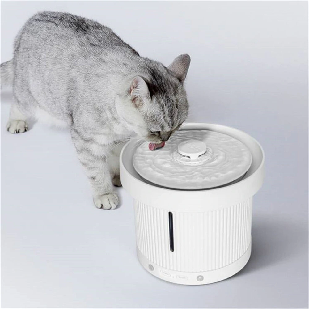 Uah Smart Pet Water Dispenser UVC Disinfection Mute Prevent Burning Drinker Fountain for Cat Supplies Dog Drinking - Whitection-Mute-Prevent-Burning-D