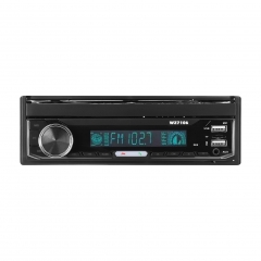 7 Inch Single Din Car Stereo with Automatic Telescopic Touchscreen FM Radio BT MP5 Player