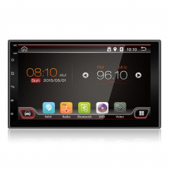 YUEHOO 7 Inch 2 DIN for Android 10.0 Car Stereo Radio 2+32G Touch Screen 4G WIFI FM AM RDS GPS - Thin body-50mm thickness