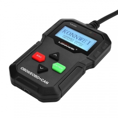 KONNWEI OBDII Scanner, KW590 Car Code Reader, CAN Diagnostic Scan Tool and Full OBDII EOBD Functions ,with Class Enhanced Universal Automotive Check E