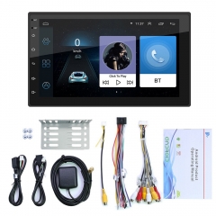 7 Inch Car Stereo Android GPS Navigation WIFI MP5 Player FM Radio BT Hands-Free Calling