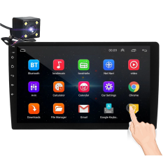 iMars 10.1 Inch 2Din for Android 8.1 Car Stereo Radio 1+16G IPS 2.5D Touch Screen MP5 Player GPS WIFI FM with Backup Camera