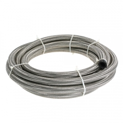 AN-6 AN6 Stainless Steel Braided Fuel Hose Oil Cooler Hose 2M