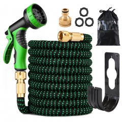 KKmoon 75ft Expandable Garden Hose with 9 Function Nozzle Flexible Strong Water Hose