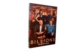 Billions Season 4 (DVD,4-Disc) New + Free shipping