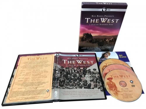 KEN BURNS PRESENTS THE WEST (DVD 3 Disc) New + Free shipping