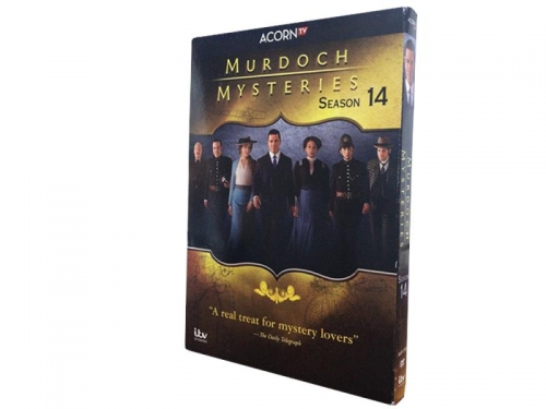 Murdoch Mysteries Season 14 (DVD 3 Disc) New + Free shipping