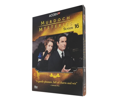 Murdoch Mysteries Season 16 (DVD 5 Disc) Brand New