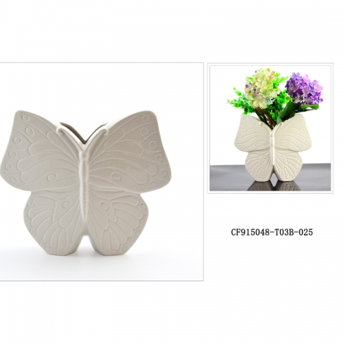 Ceramic butterfly table flower vase