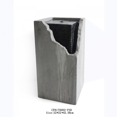 Resin water fountain decoration