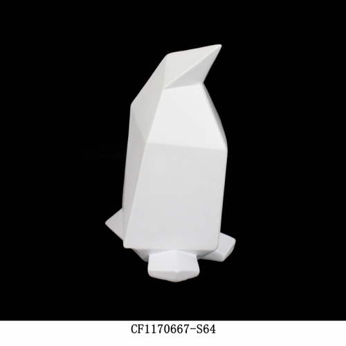 Resin geometric animal statue