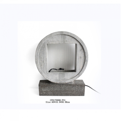 Resin water fountains coin look