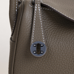 Mini Lindy Clemence leather CK18 Etoupe PHW  