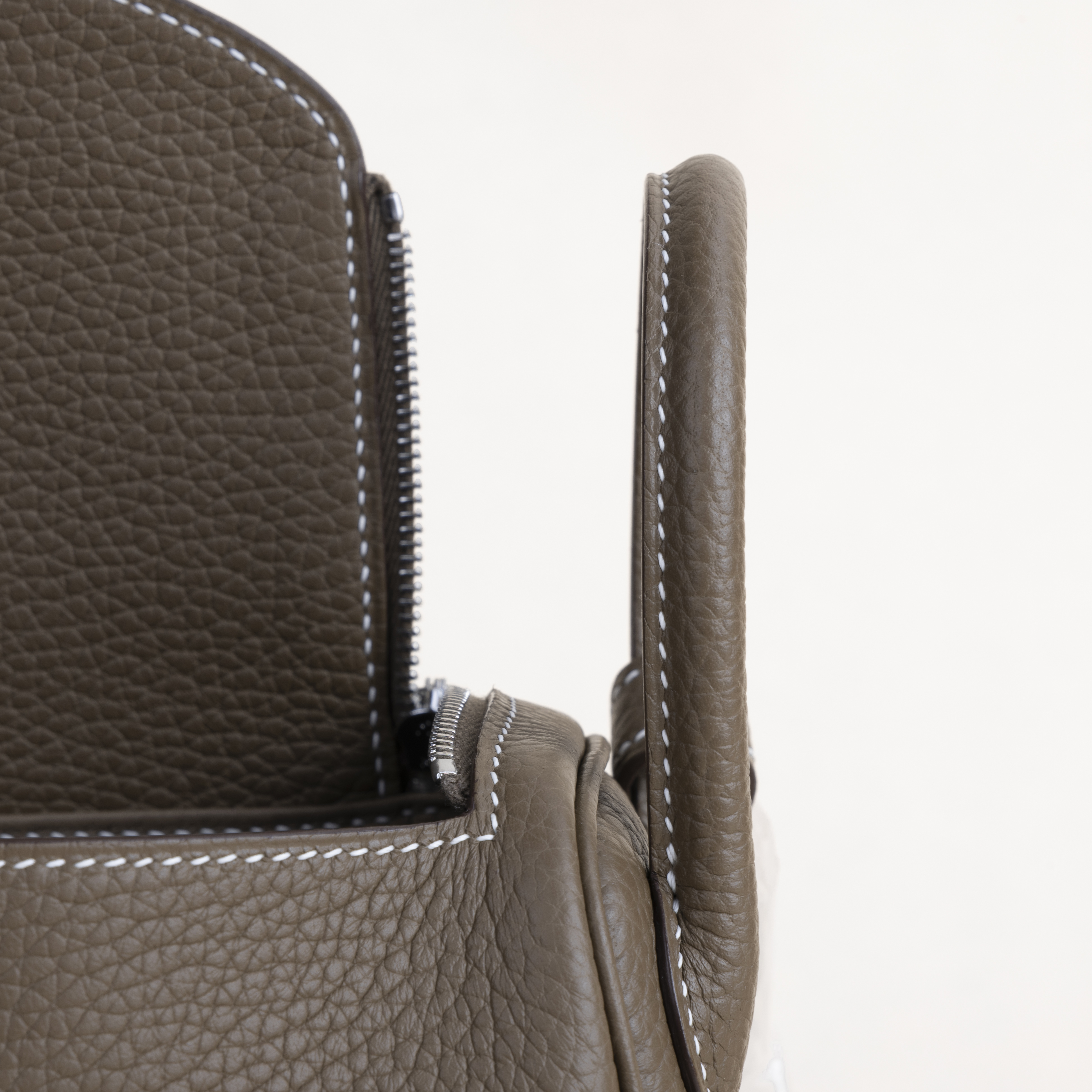 Mini Lindy Clemence leather CK18 Etoupe PHW  