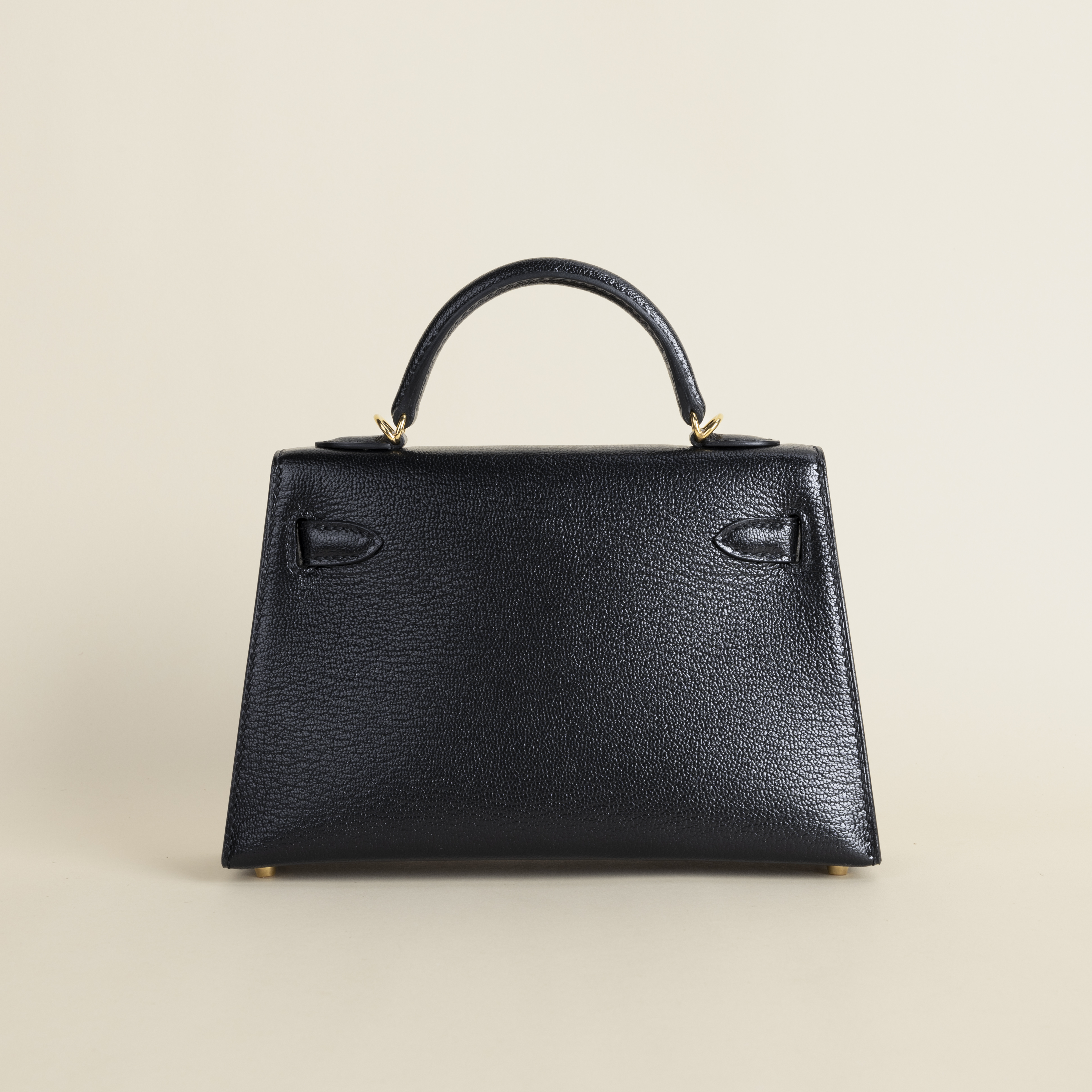 Kelly mini  Chevre 89 Noir GHW
