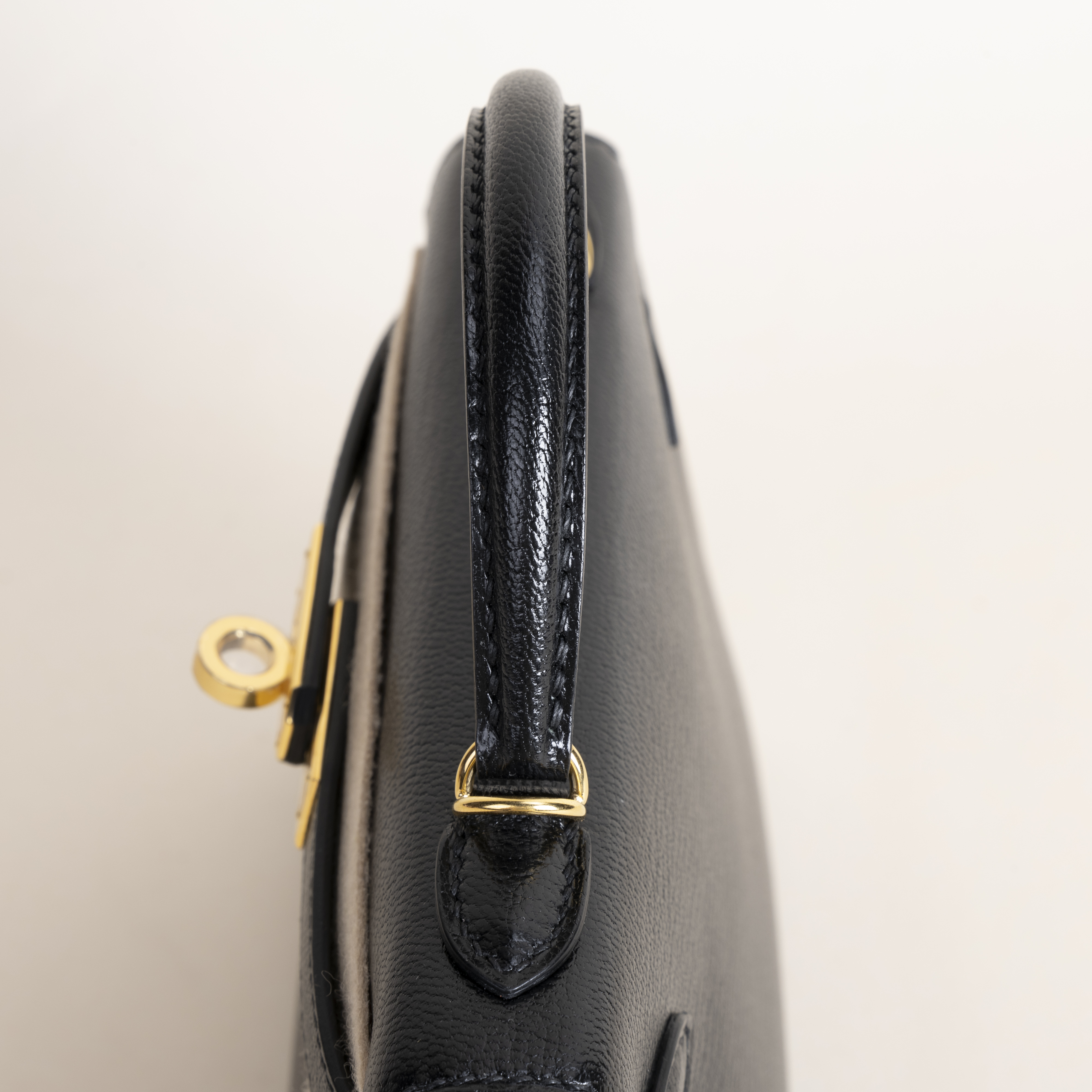 Kelly mini  Chevre 89 Noir GHW