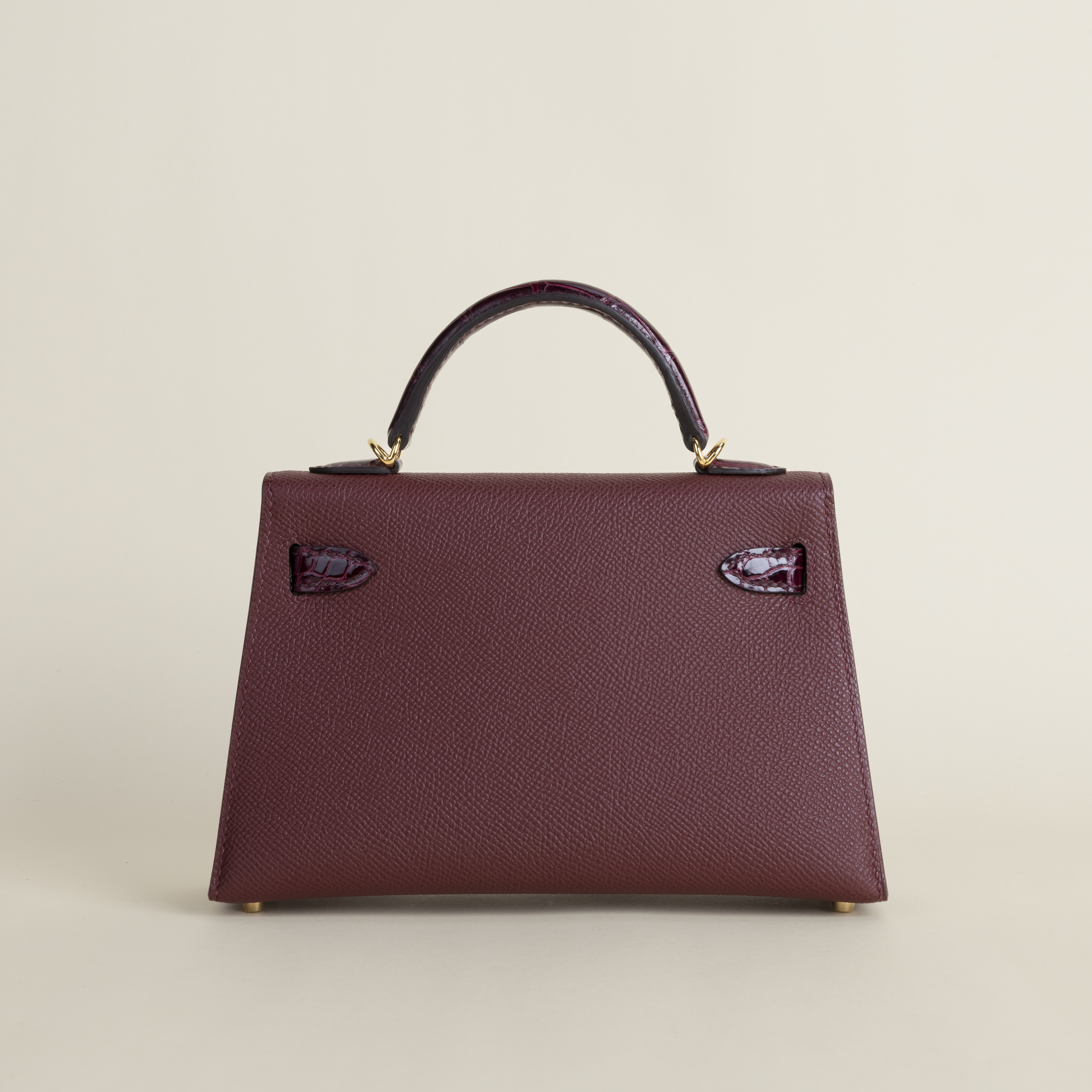 Kelly mini Touch Epsom/Shiny Alligator 55 Rouge H GHW