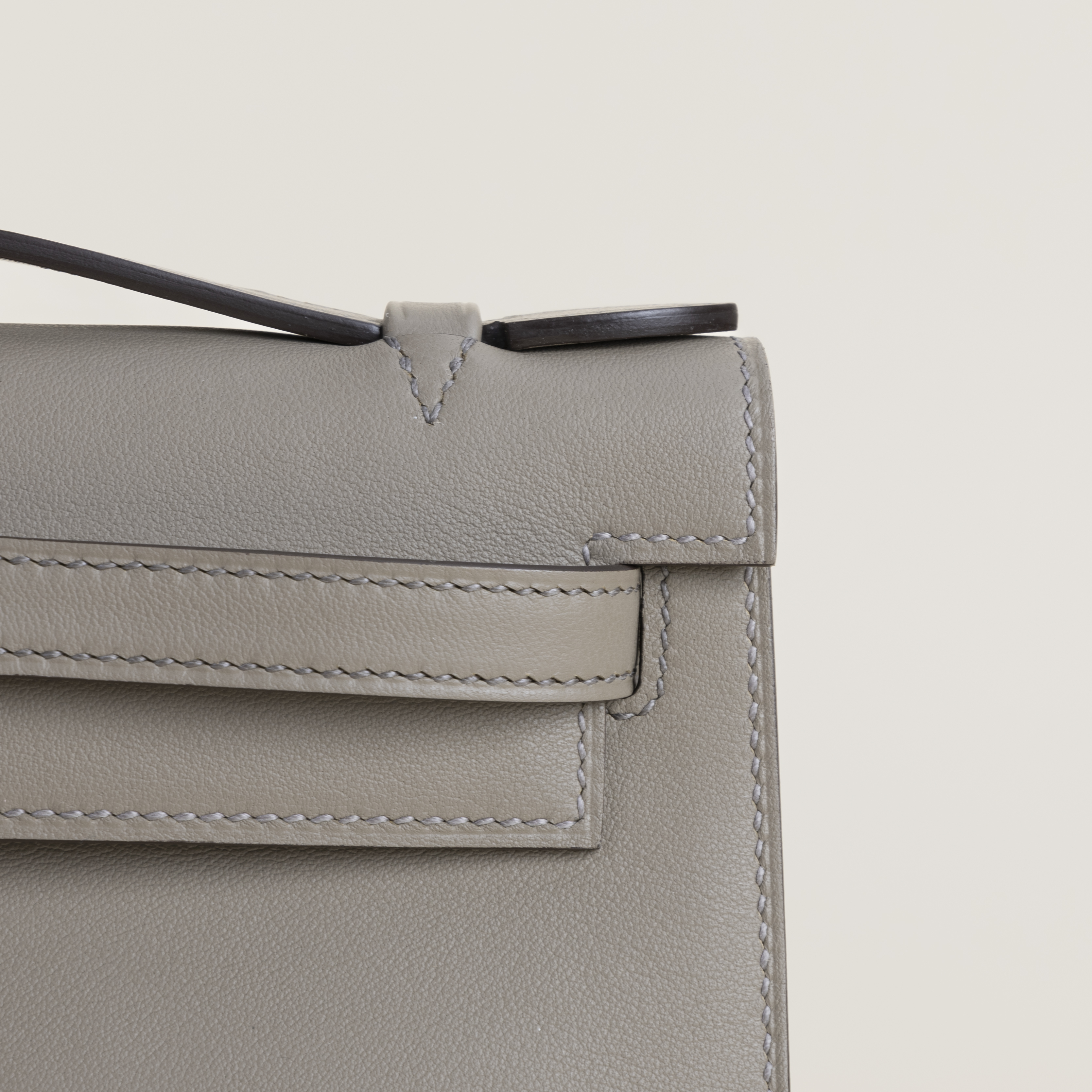 Kelly pochette Swift M8 Gris asphalte PHW