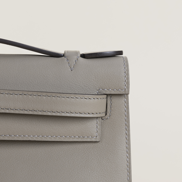 Kelly pochette Swift M8 Gris asphalte PHW