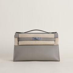Kelly pochette Swift M8 Gris asphalte PHW