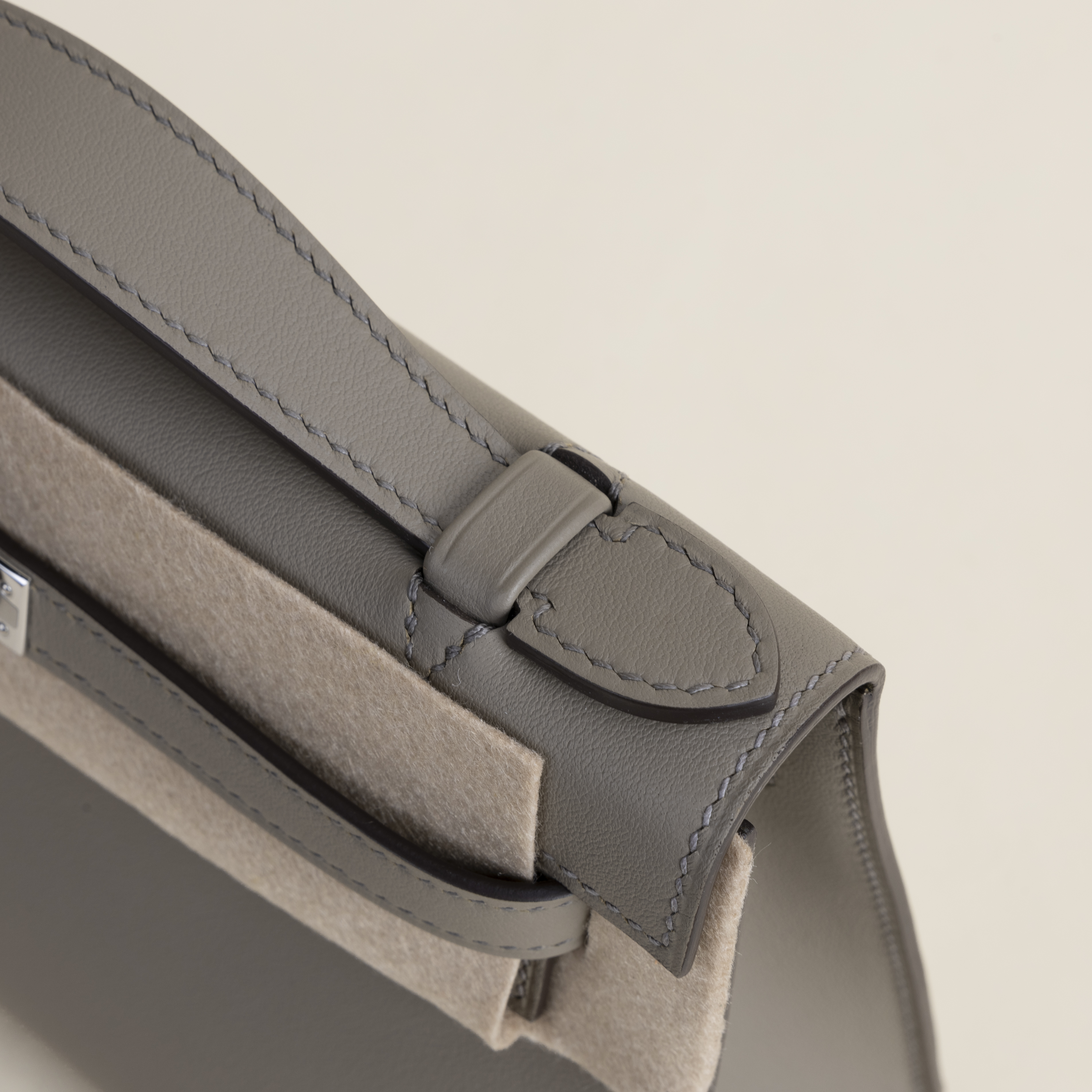 Kelly pochette Swift M8 Gris asphalte PHW