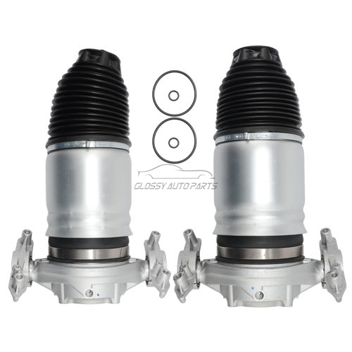 Pair Rear Air Suspension Spring For VW Touareg 7P Porsche Cayenne 92A 2010-2020 7P6616503G 7P6616019J