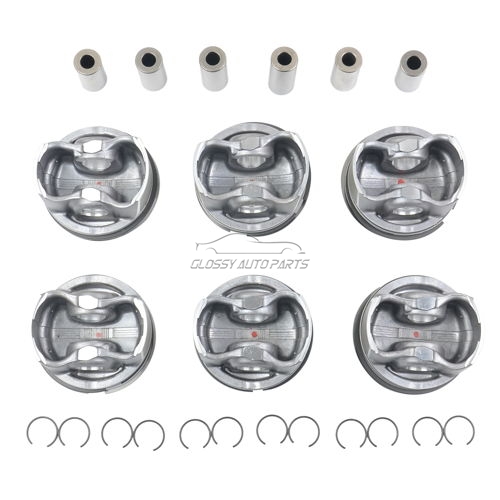 Pistons & Rings Set For Mercedes W204 W211 W212 R171 A209 C209 W203 S204 X204 2720304017 2720301018 2720300117 2720303717