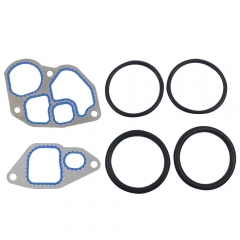Diesel Oil Cooler Gasket Kit with O-rings For Ford E250 E350 E450 F250 F350 7.3L Diesel Engine 1815904C2 F4TZ6A636A 1C3Z6A642AA 904225 1C3Z6C610BA F7TZ6A636AAA