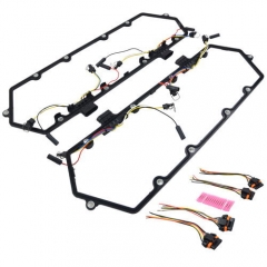 Valve Cover Gasket Kit Fuel Injector Wiring Harness Set For Ford TRUCK E350 F250 F350 7.3L V8 Diesel F4TZ9D930K F4TZ6584A 615-202 615202