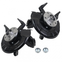 2X Steering Knuckles Assy for VW Fox Polo Audi A1 A2 Roomster Skoda Fabia Seat Ibiza 6Q0407255AP 6C0407256AC Front L&R