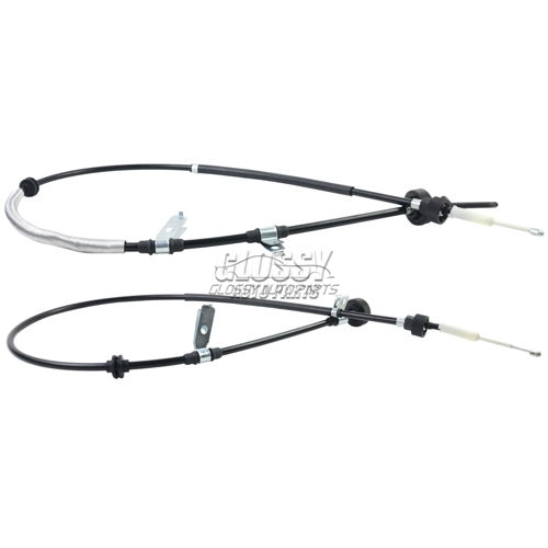 Pair Left and Right Brake Cable For Land Rover Discovery MK III 2.7 4.0 4.4 2004-2017 LR18470 FKB6022 LR018470