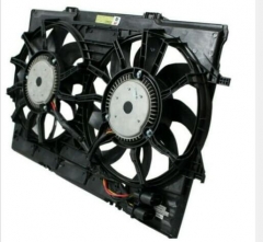 Cooling Fan Assembly For Audi Q5 A4 A6 A7 A8 4H0121003N 4H0121207B 3.0TFSI 11-17