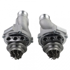 2*Turbo Turbocharger Compressor Housing & CHRA Core Light &Right for Audi A6 A7 A8 4.0L 079145704E 079145703E