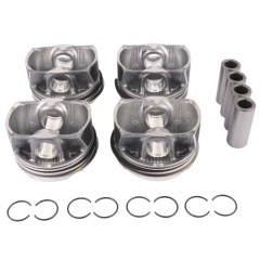 4pcs Pistons & Rings Φ84mm Φ22mm CR 10:1 2.0T for BMW 328i 428i X3 X4 N20B20A WG1175839 11257640166 11258606459 11258617082 11257618811 87-434600-00