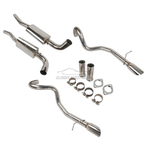 Downpipe Dual Catback Exhaust for 94-98 Ford Mustang V8 4.6 5.0L ONLY 3.5
