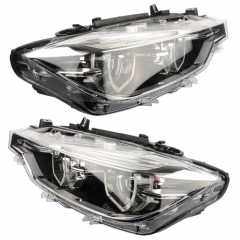 Headlights Set Full LED Headlamps RHD Left Right For BMW 3 Series F30 F31 2015-2019 63117419631 63117419632