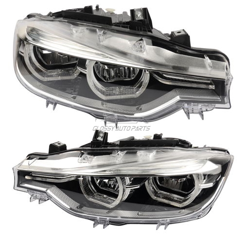 Headlights Set Full LED Headlamps RHD Left Right For BMW 3 Series F30 F31 2015-2019 63117419631 63117419632