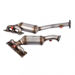 Pair of BOTH Manifold Catalytic Converter for BMW 328I 2007 TO 2012 10H22-134 10H22-135 52452452