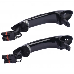 Front Left and Right Door Handle For BMW F07 F10 F11 F06 F12 F13 F01 F02 F03 F04 Black 51217231931 51217231932