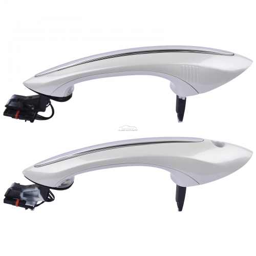 White Front Left and Right Door Handle For BMW 5 6 7 SERIES F07 F10 F11 F06 F12 51217231931 51217231932 51 21 7 231 931 51 21 7 231 932