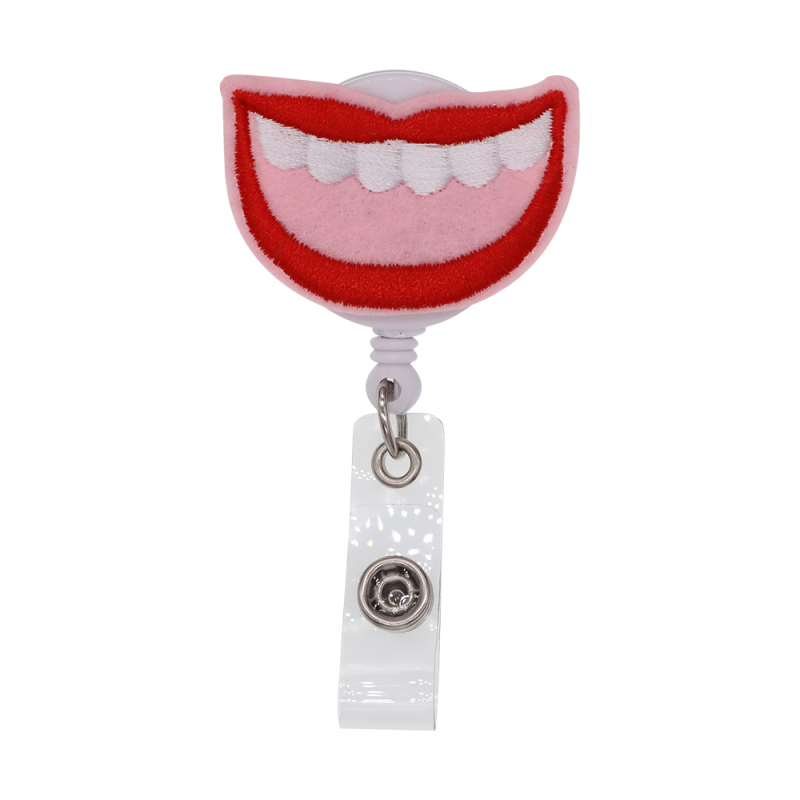 Oral Cavity Felt Badge Reel