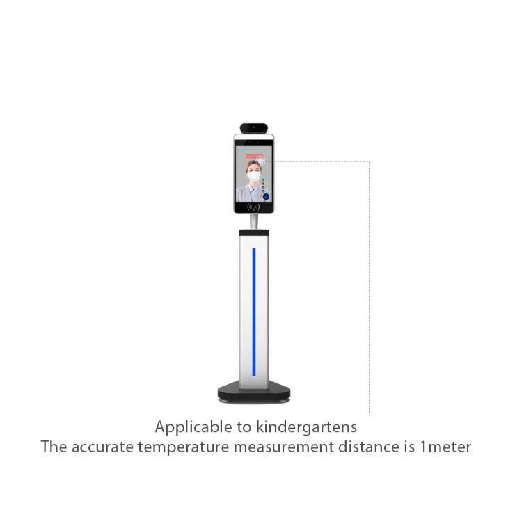 8 Inch AI Face Recognition Thermometer Temperature Measurement