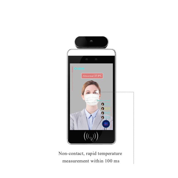 8 Inch AI Face Recognition Thermometer Temperature Measurement