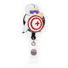 Protective Clothing Against Viruses Badge Reel