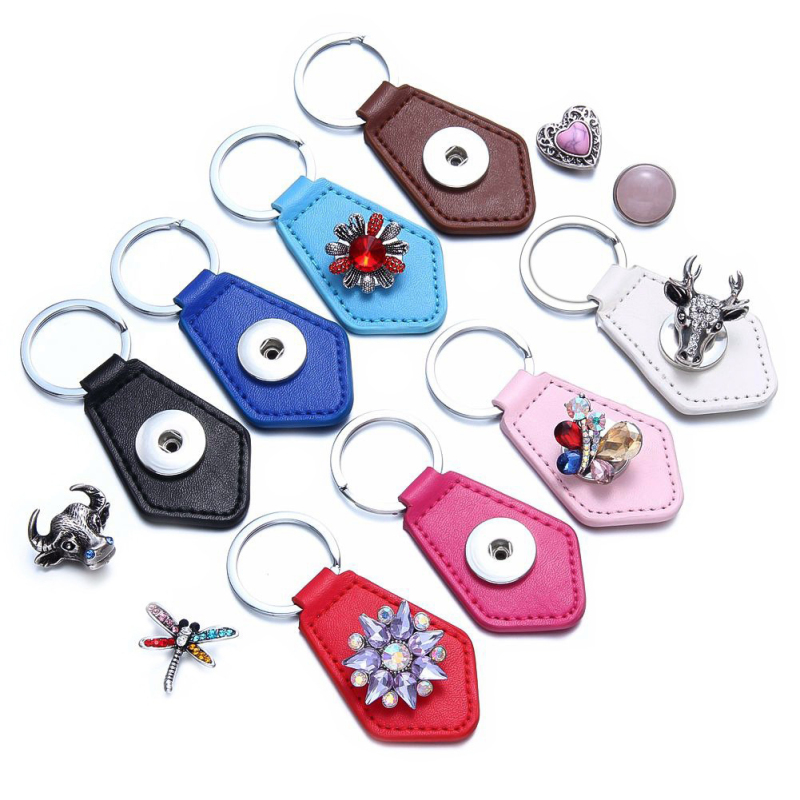 PU Diamond NOOSA Back Keychain