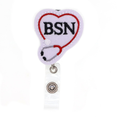 BSN Stethoscope Series Felt Badge Reel