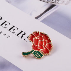 Mother's Day new Korean brooch, elegant carnation brooch, high-end clothing