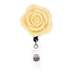 Fashion Resin Flower Badge Reel