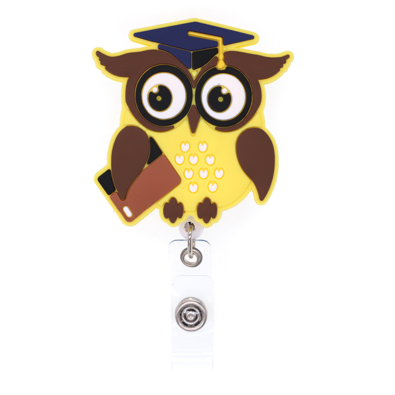 Owl General Mobilization PVC Badge Reel