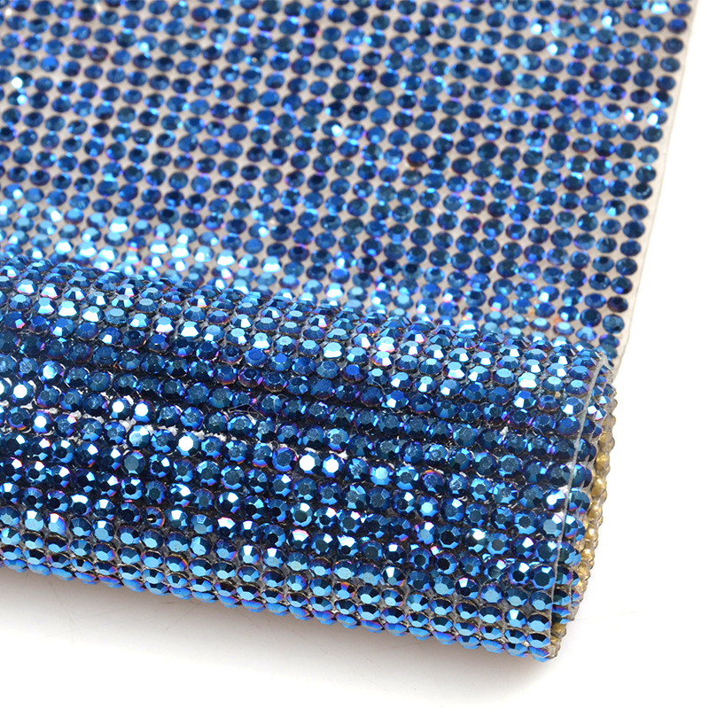 Single-pointed rhinestone mesh drill back hot melt adhesive diamond DIY mobile phone shell clothing adhesive hot rhinestone strip
